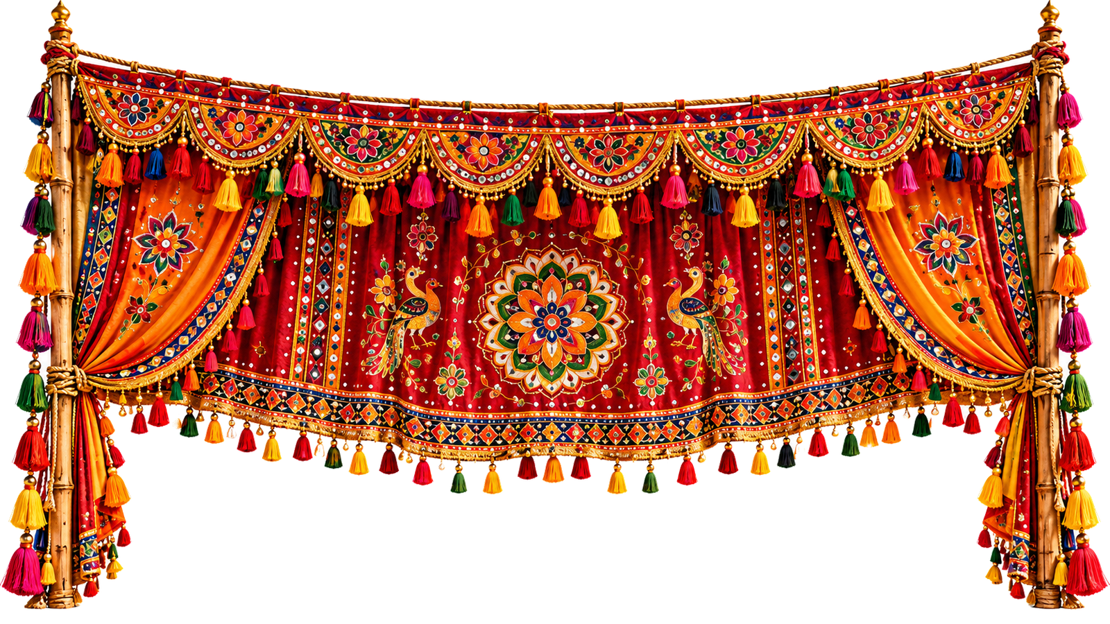 Circus Raj entrance curtain